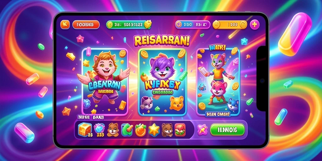 Menu bonus yang menggiurkan dan mudah diakses.