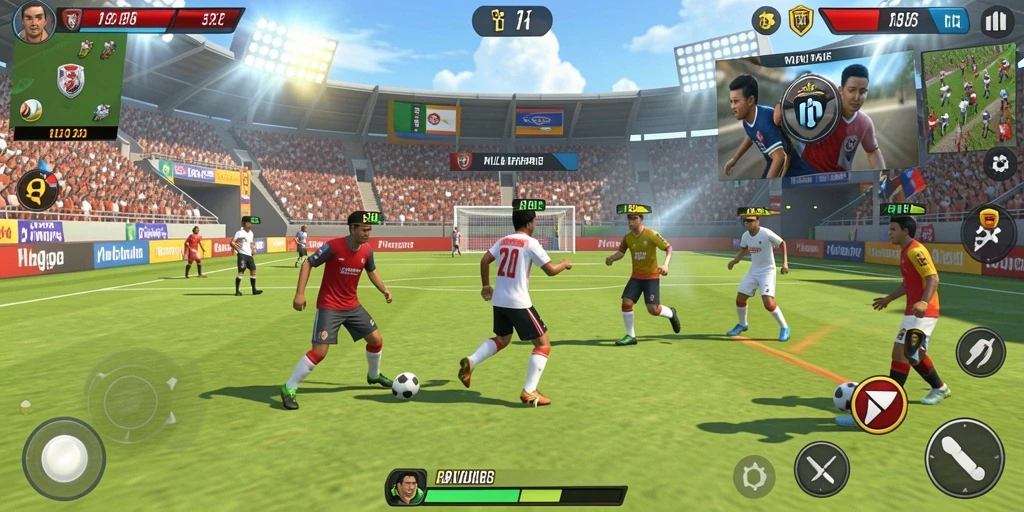 Momen epik dalam permainan yang mendebarkan.
